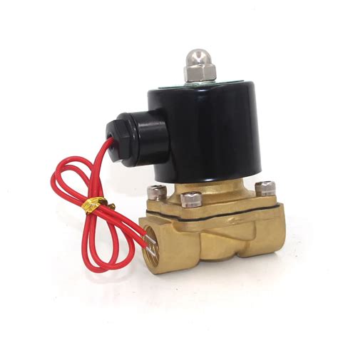 Gogo válvula solenoide de bronze 2w 2 vias 3 4 polegadas 1 polegada