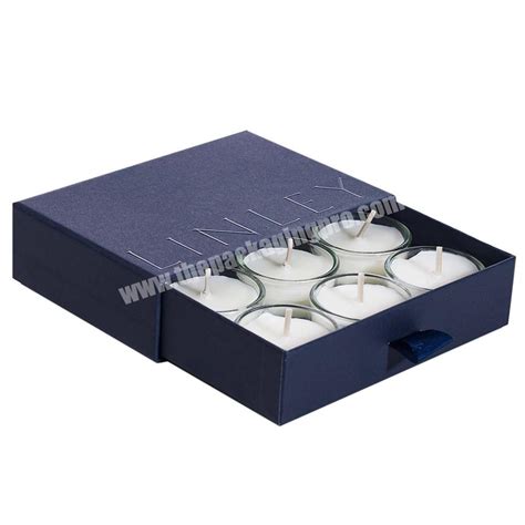 Custom Luxury Tea Light Tealight Candle Packaging Boxes Tealight Candle