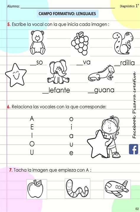 Examen DiagnÓstico Para 1°grado Y 1º De Primaria 2023 2024 Imagenes Educativas