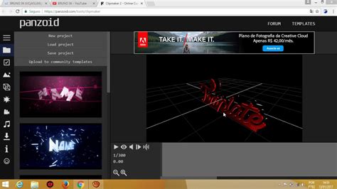 COMO CRIAR UMA INTRO 3D 2D SEM PROGRAMAS YouTube