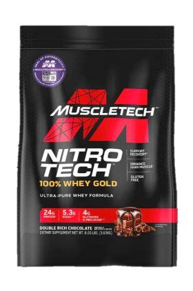 PROTEÍNAS MUSCLETECH NITRO TECH WHEY GOLD 8 LBS OFERTA