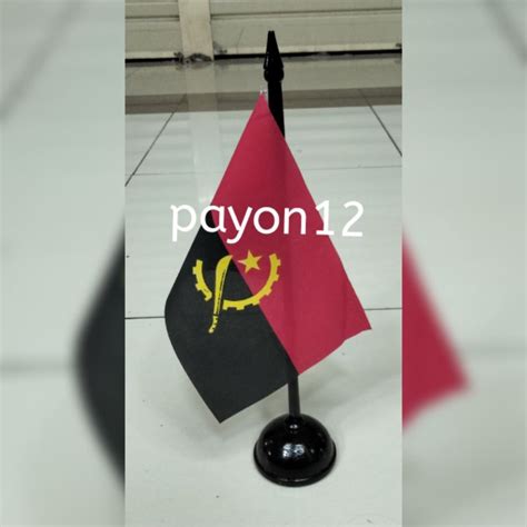 Jual Tiang Bendera Kayu Meja Bendera ANGOLA Shopee Indonesia