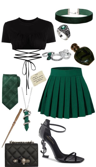 Slytherin Party Outfit ShopLook Slytherin Fashion Harry Potter