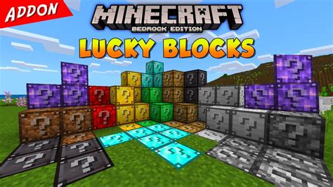 LUCKY BLOCKS ADDON PARA MINECRAFT PE 1 17 ADDON PARA MINECRAFT PE