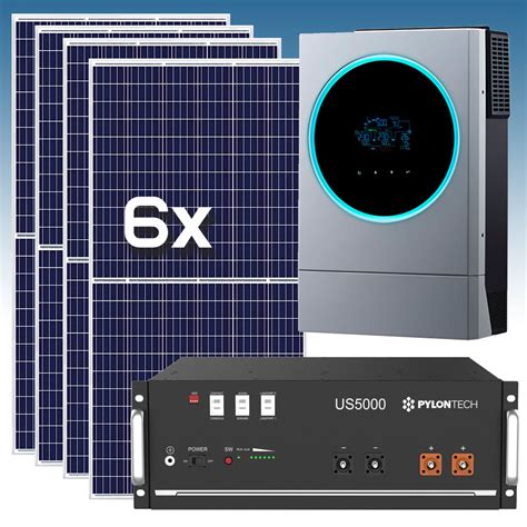 Kit Solar Fotovoltaico Wh Dia Con Bater A De Litio Kwh V