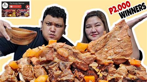 Pork Ribs Caldereta Mukbang Youtube