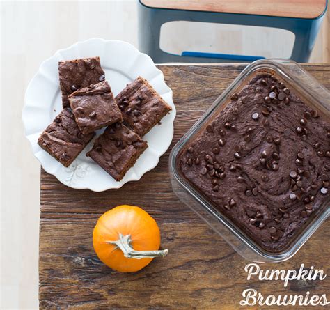 Pumpkin Brownies Vegan Recipe