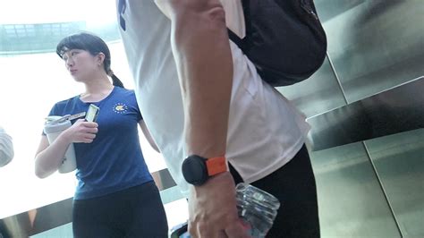 Asian Girl Fitness Trainer Has Amazing Big Ass Thin Waist And Cute Face OC Spandex