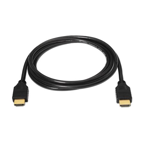 A119 0093 Cable HDMI Alta Velocidad HEC A Macho A Macho Negro 1