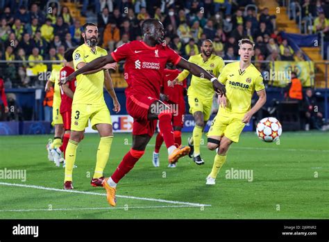 Sadio Mane Liverpool Fc In Action During The Uefa Champions League