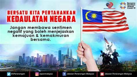 BERSATU KITA PERTAHANKAN KEDAULATAN NEGARA – Portal Rasmi Jabatan Penerangan Malaysia