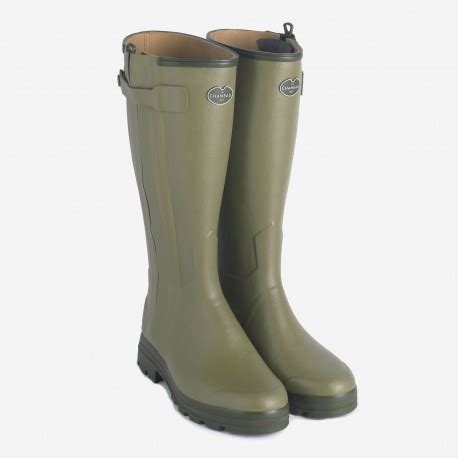 Bottes Le Chameau Dames Chasseur Cuir Ld T