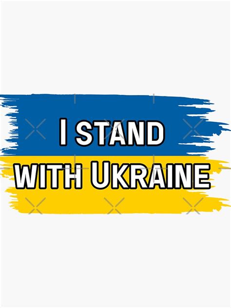 Ukraine Blue Yellow Stickers Support Ukraine Vinyl Decals Ukraine Car