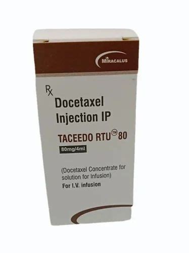 Taceedo Rtu Docetaxel Mg Injection At Rs Vial Taxotere In