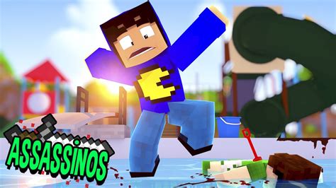 Minecraft MORTE NO PARQUE AQUÁTICO Assassinos YouTube