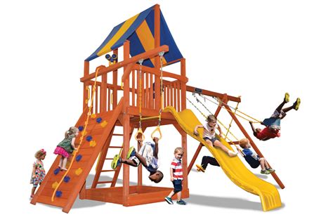 Wooden Swing Sets And Wooden Playsets Superior Play Systems