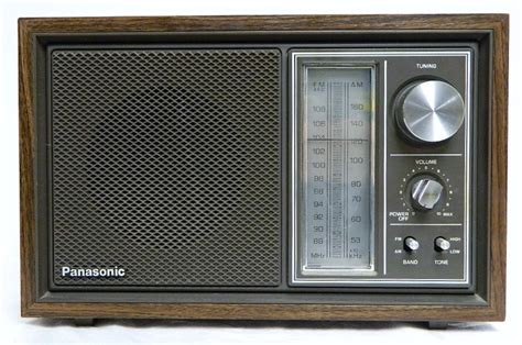 Vintage 70s Panasonic Am Fm Radio Model No By Beyondleaftoo