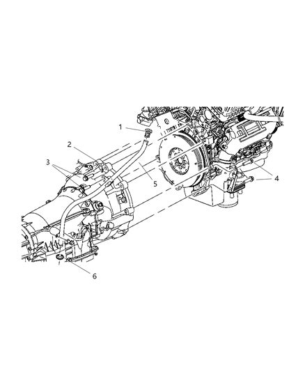 Transmission Oil Fill Tube Mounting Vent Hose 2007 Dodge Nitro