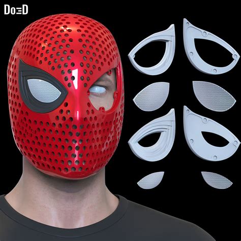 Spider Man Homecoming Mask Face Shell Helmet Cowl 3d Printable Model