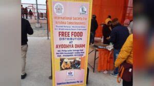 ISKCON News | ISKCON Ayodhya Serve Prasadam to Over a Hundred Thousand ...