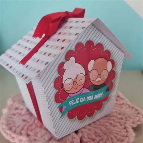 Caixinha Casinha Dia dos avós Elo7 Produtos Especiais