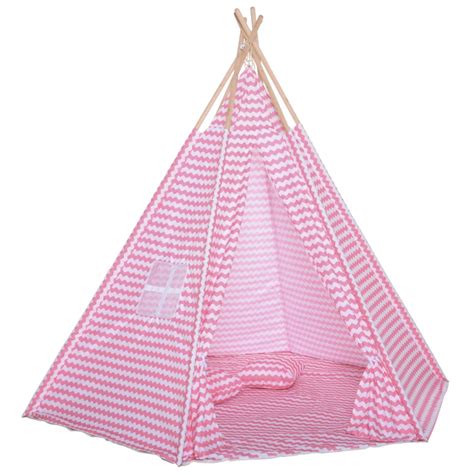 Homcom Kids Teepee Play Tent Portable Children Playhouse Toy For Boys