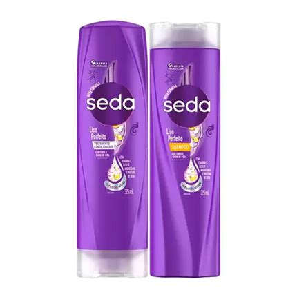 Kit Shampoo Condicionador Seda Liso Perfeito 325ml