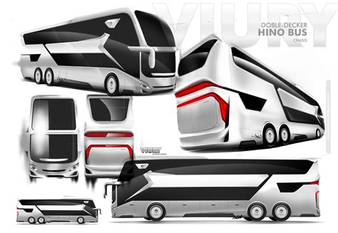 viury HINO bus - BUS DESIGN :: Behance