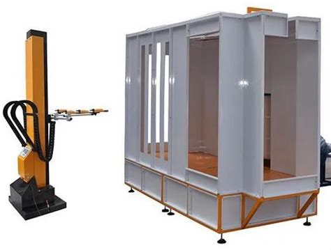 Micro Engitech Aluminium Automatic Powder Coating Booth Electric