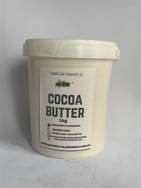 Cocoa Butter Refined Agape Royal Organics