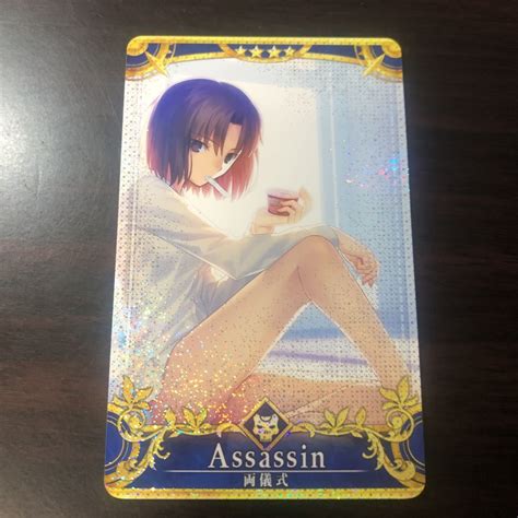 【未使用】fgoアーケード Assassin 両儀式 フェイタル アサシン の落札情報詳細 ヤフオク落札価格情報 オークフリー