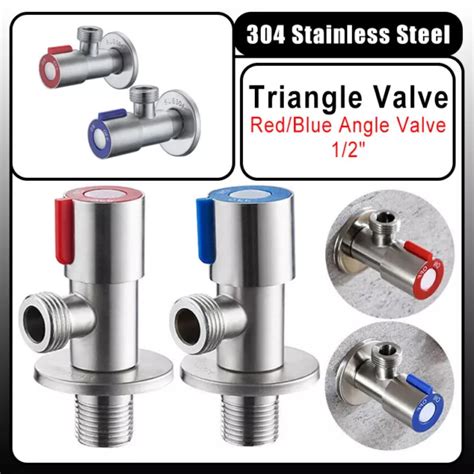 TRIANGLE VALVE HOT COLD Angle Valve Toilet Copper Valves For Kitchen Sink Tap EUR 6 54 PicClick FR