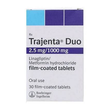 Thuốc Trajenta Duo 2 5mg 1000mg điều trị tiểu đường tuýp 2 Pharmart vn