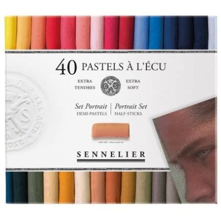 Bo Te Carton Demi Pastels Ecu Portrait Sennelier Pastels Ten