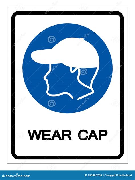 Wear Cap Symbol Sign Vector Illustration Isolate On White Background