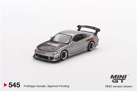 Mini Gt Nissan Silvia Top Secret S Silver Tiny