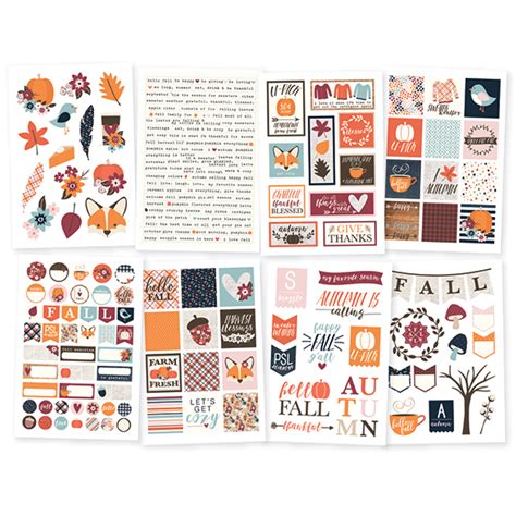 Forever Fall 4x6 Stickers | Simple Stories