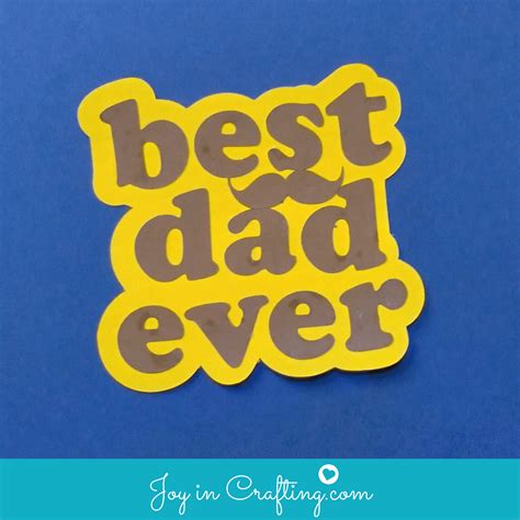 Best Dad Cake Topper Printable