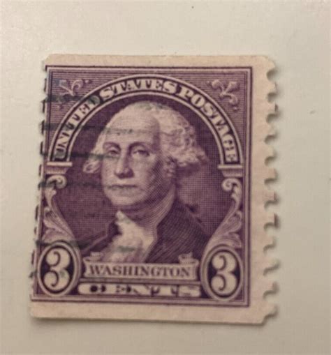 Mavin Vintage 1932 US 3 Cent George Washington Stamp Purple USED