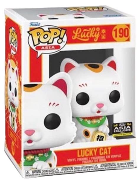 Figurine Pop Funko Pop Asia 190 Pas Cher Chat Chanceux