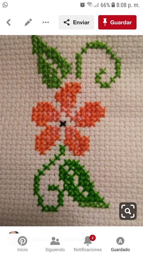 Punto De Cruz Floral Cross Stitch Pattern