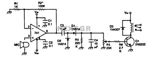 Sound Activated Relay Under Relay Circuits 13000 Nextgr