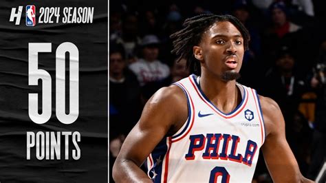 Tyrese Maxey New Career High Points Vs Pacers Full Highlights