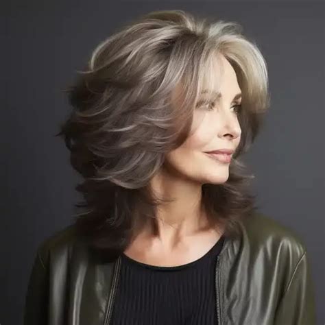 35 Easy Wash And Wear Haircuts For Women Over 60 Layered Haircuts For Medium Hair Beautiful