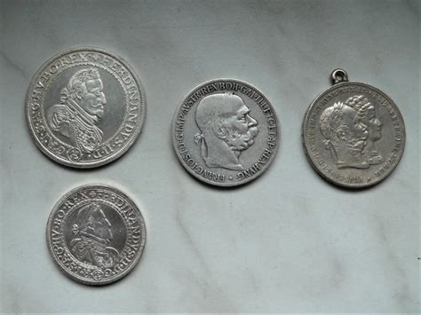 Austria Lot Taler Doppelgulden Corona Pieces Silver Catawiki