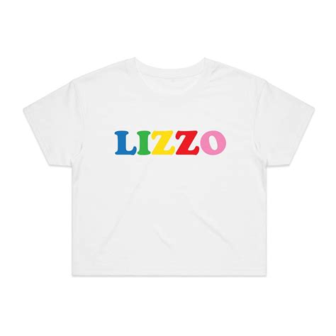 Lizzo Special Letters Womens Crop T Shirt White Official