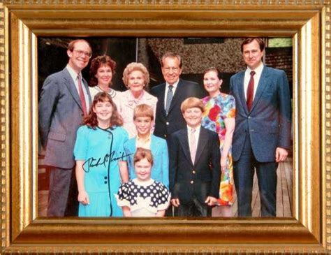 0616: RICHARD NIXON SIGNED FAMILY PORTRAIT