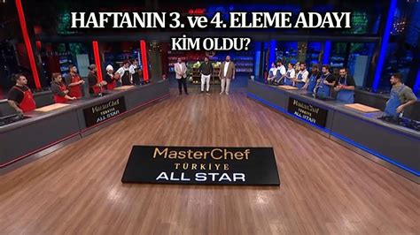 Masterchef Ve Eleme Adaylar Kas M Masterchef All Star Da