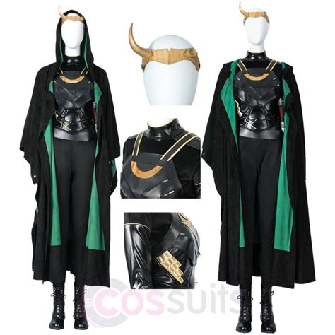 2021 Female Loki Costume Lady Loki Sylvie Lushton Cosplay Suit Artofit