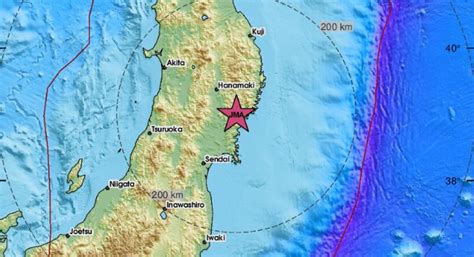 Terremoto De Graus Abala O Nordeste Do Jap O